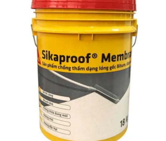 Chống thấm sàn mái đàn hồi cao sikaproof membrane 18kg