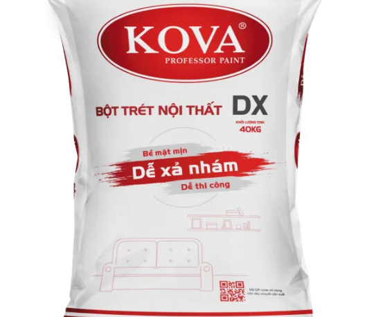 Bột trét tường nội thất Kova DX bao 40 kg