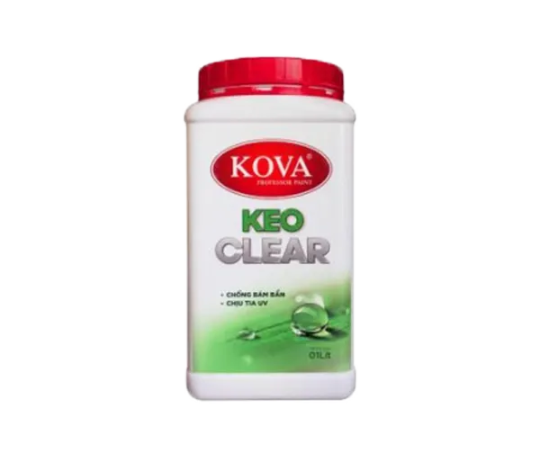 Keo bóng nước KOVA Clear W lon 1KG