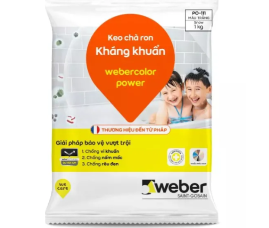 Keo chà ron kháng khuẩn của webercolor power