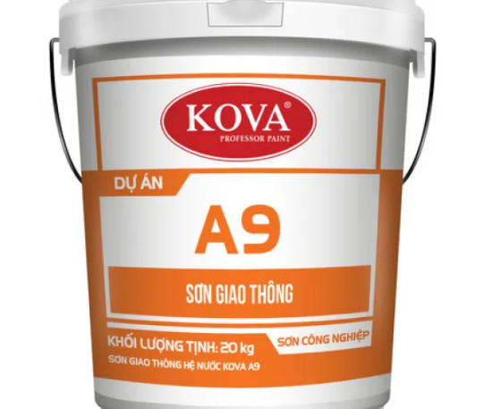 Sơn giao thông Kova A9 màu đen thùng 20Kg