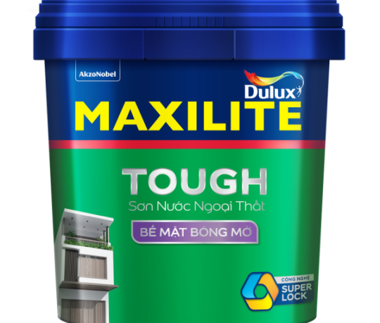 Sơn nước ngoài trời MAXILITE TOUGH Bề mặt Bóng mờ 28CB - 15L