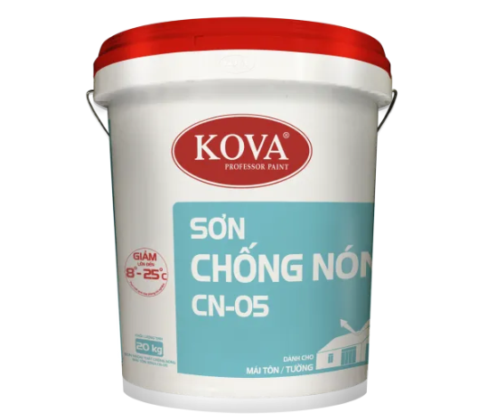 Sơn ngoại thất chống nóng mái tôn KOVA CN-05 thùng 20Kg