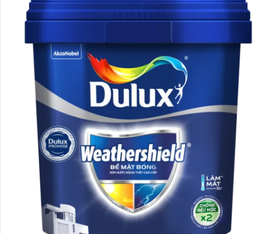 Sơn ngoại thất Dulux Weathershield bề mặt bóng BJ9 5L