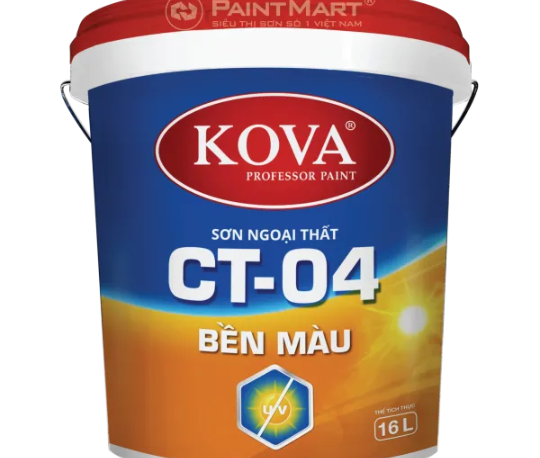 Sơn ngoại thất cao cấp KOVA CT-04 BỀN MÀU - THÙNG 16L