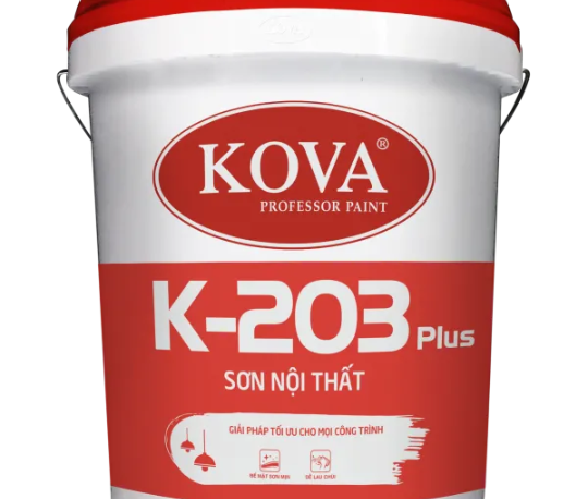 Sơn nước nội thất không bóng KOVA K-203 Plus THÙNG 16L