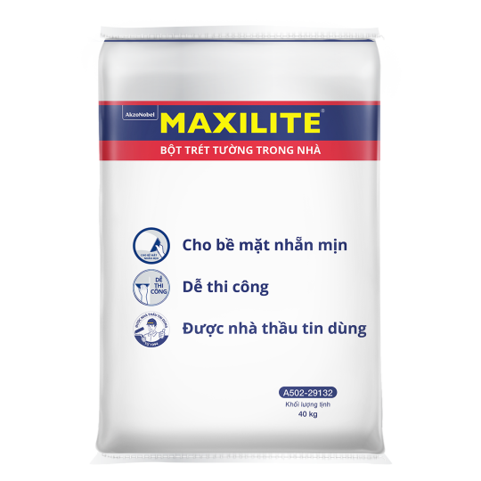 Bột trét tường nội thất Maxilite - 40 Kg