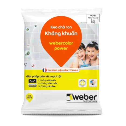 Keo chà ron kháng khuẩn webercolor power