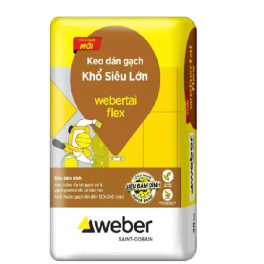 Keo dán gạch webertai flex - Bao 20Kg