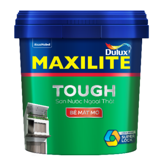Sơn ngoại thất Maxilite Tough bề mặt mờ - 15L