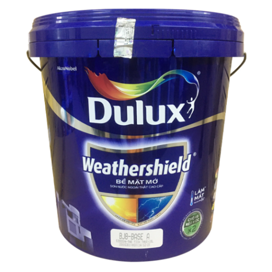Sơn ngoại thất Dulux Weathershield bề mặt mờ BJ8 15L
