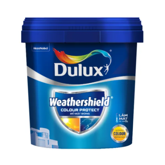 Sơn ngoại thất Dulux Weathershield Colour Protect bề mặt bóng E023 lon