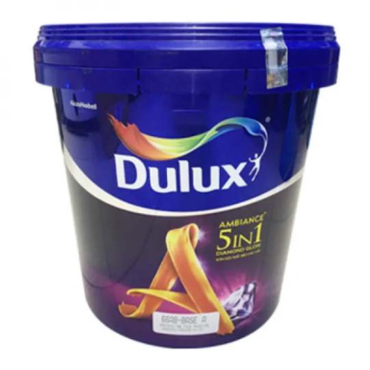 Sơn nội thất Dulux Ambiance 5 In 1 Diamond Glow siêu bóng 66AB thùng 15L