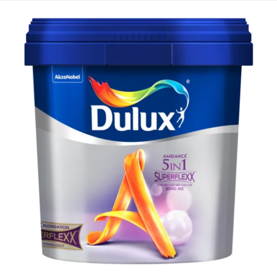 Sơn nội thất Dulux Ambiance 5 in 1 Superflexx siêu bóng Z611B lon 5L Bảng màu sơn nội thất cao cấp Dulux Ambiance 5 int 1 (5 trong 1) Xem file Sơn nội thất Dulux Ambiance 5 in 1 Superflexx siêu bóng Z611B lon 5L