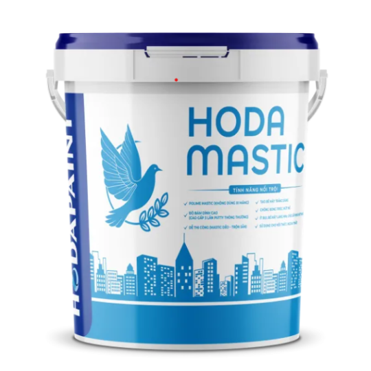 SƠN NỀN CHỐNG NỨT HODA BASE COAT – HBC WTC – Phun gai -Có hạt, Trắng